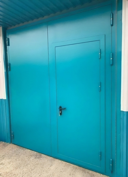 Огнестойкие ворота с покраской по RAL