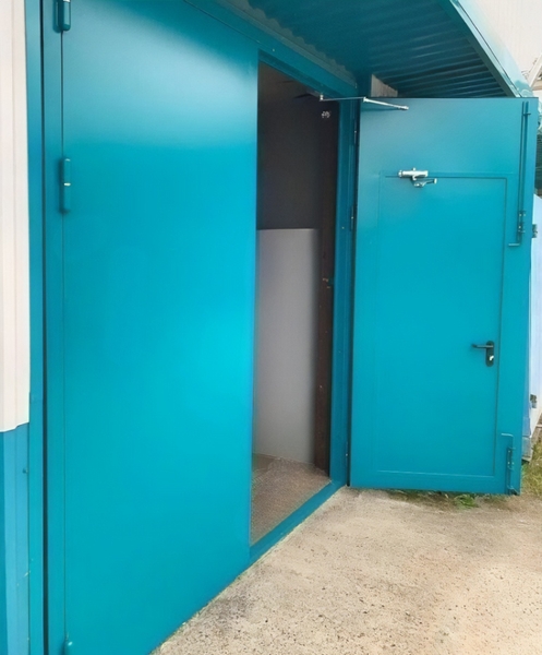 Огнестойкие ворота с покраской по RAL