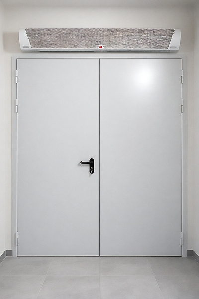 Двупольная огнеупорная дверь