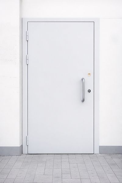 Дверь с ручкой-скобой