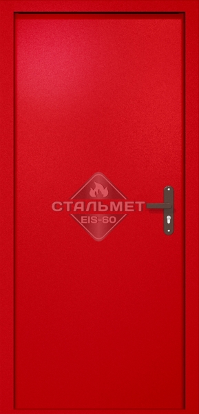 Однопольная техническая дверь RAL 3000